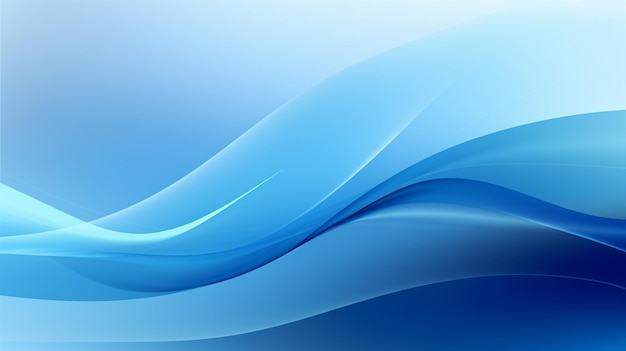 Mavi dalgalı arka planın fotoğrafıblue waves background for design AI Gnerated