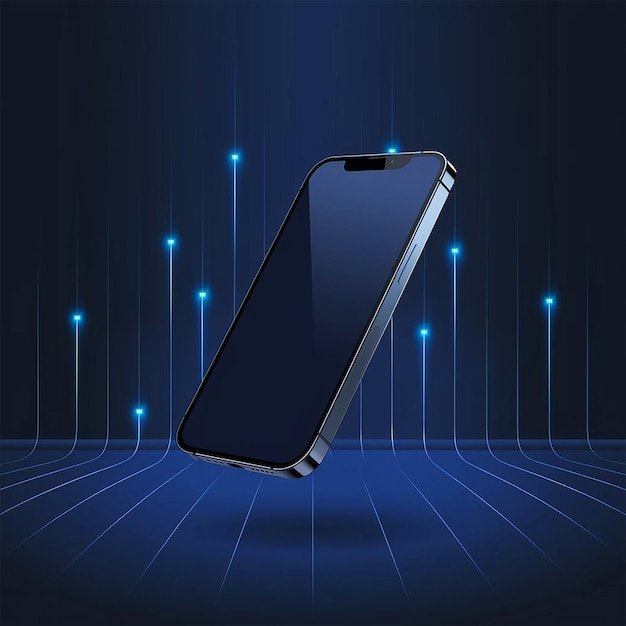 Mobil Teknoloji arka planı Design görüntüsü Akıllı Telefon İnovasyon Dijital İletişim ve Teknoloji