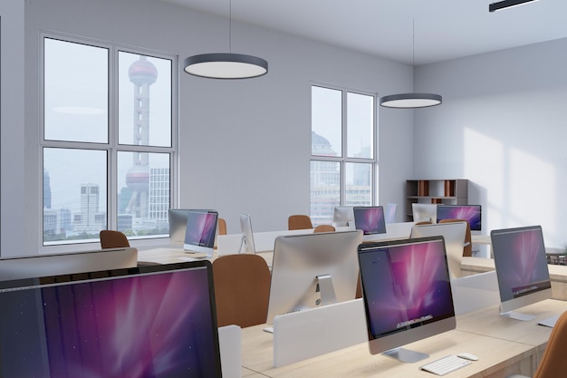 Modern Ofis Çalışma Alanı