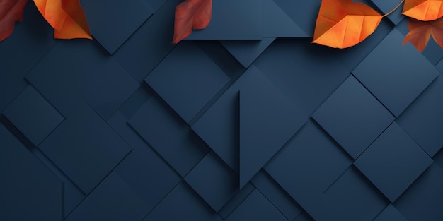 Navy blue abstract background with autumn colors textured design for Thanksgiving Halloween and fall