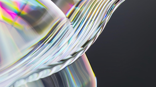 Organic Glass Light Refraction