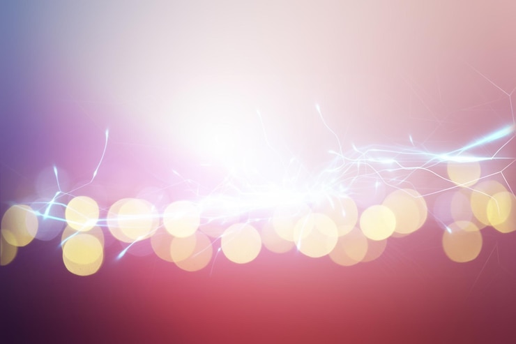 Fotoğraf parlaklık ve bokeh efektli, açık mavi tonlarında soyut arka plan