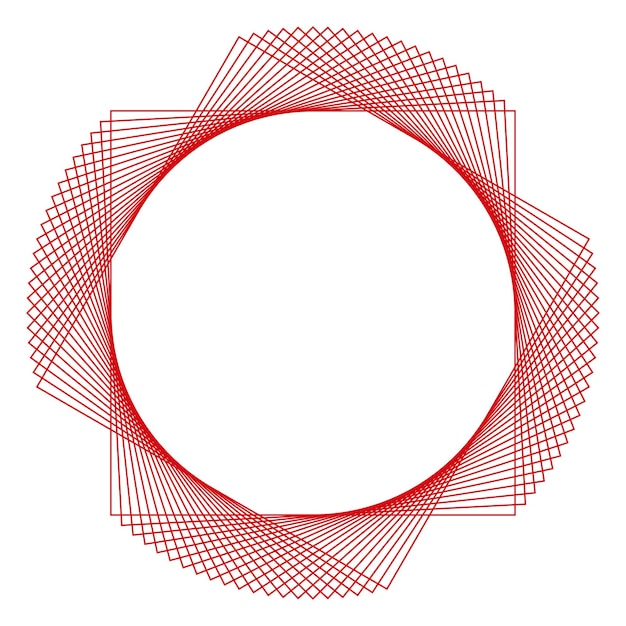 Png abstract circular geometric element transparent background