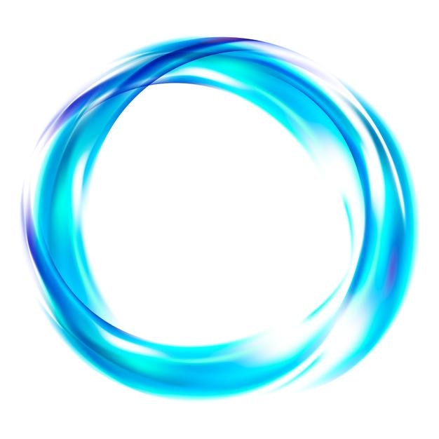 Png neon swoosh effect element transparent background