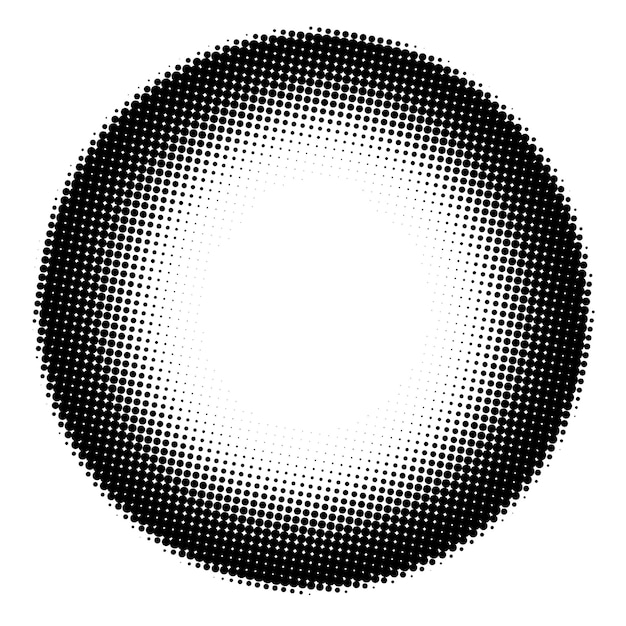 PNG Round halftone shape transparent background