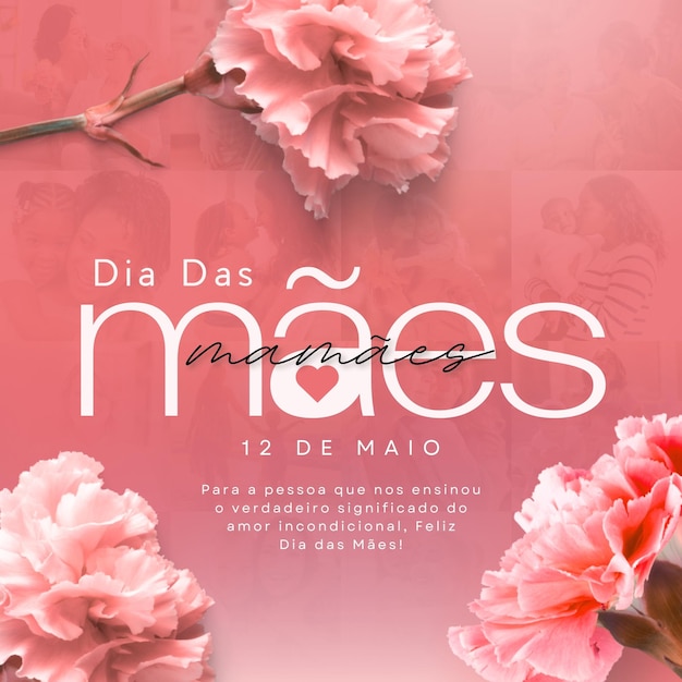 post instagram para dia das maes delicado rosa 1