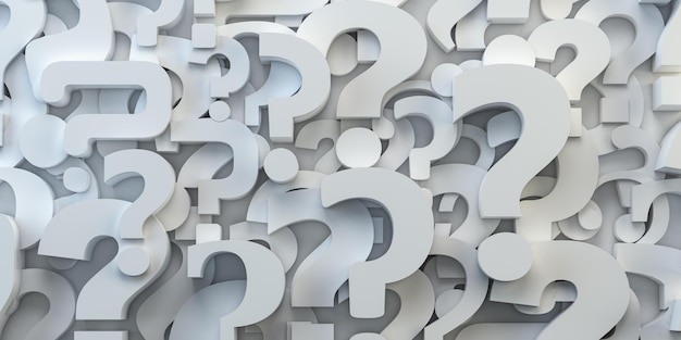 question marks backround faq decision and confusion concept