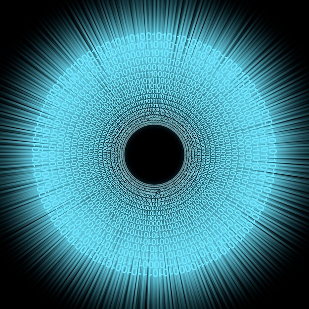 radial binary theme