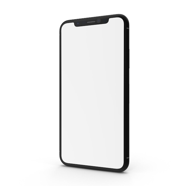 realistic 3d smartphone mockup ad cellphone frame with blank display modern smartphone mobile ph