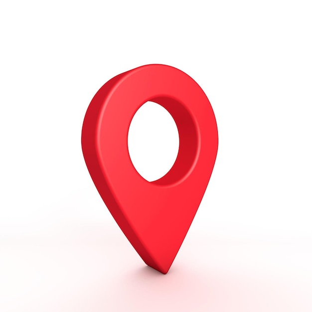 Red map pointer