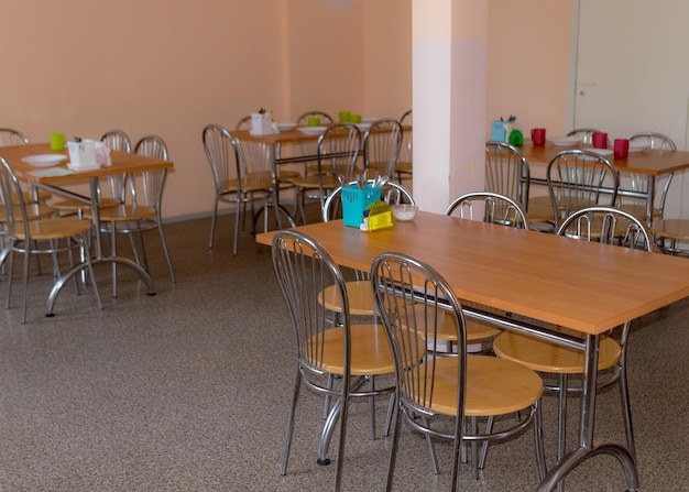 School kitchen canteen metal table and chair legs canteen equipment catering establishment
