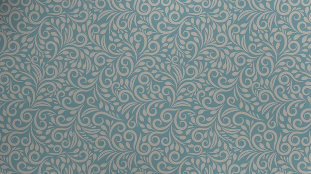 Seamless damask wallpaper pattern Vintage style