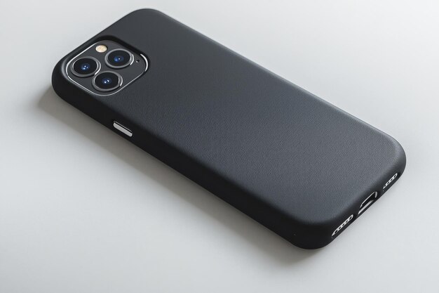 Smartphone case mockup isolated created with Generative AI