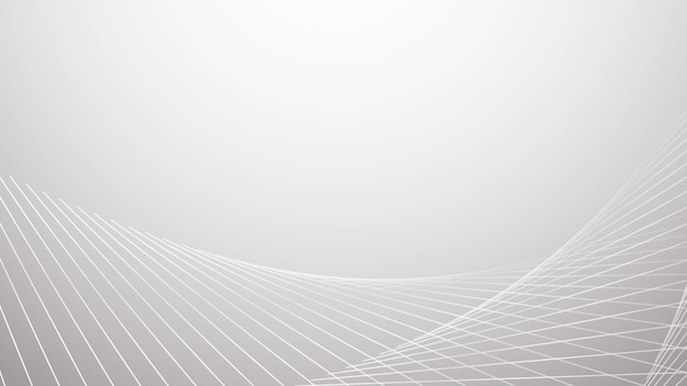 smooth dynamic lines business science technology presentation concept clean background