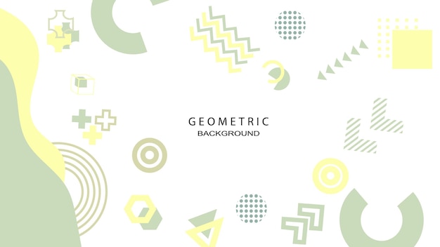 Soyut geometrik Memphis pastel arka plan Grafik tasarım geometrik duvar kağıdı