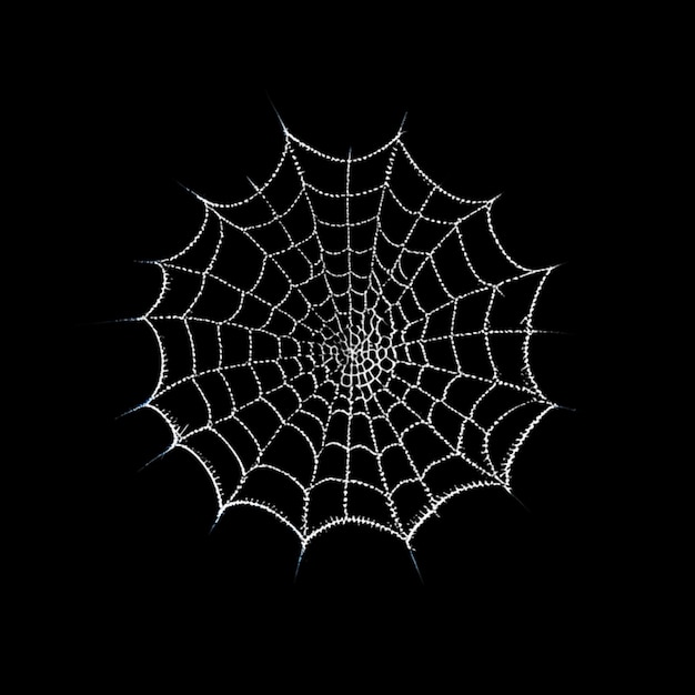 Spidernet on a black background