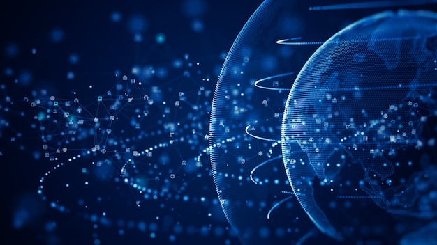 technology network data connection digital data network