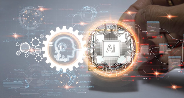 the concept of developing an artificial intelligence system that can interact with humans and be used in the industry 50 system