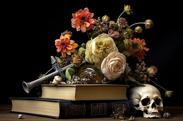 The intriguing fusion of bones and botany Generative Ai