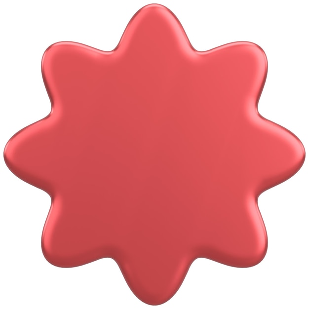 Unchecked checkbox Empty checkbox 3D illustration
