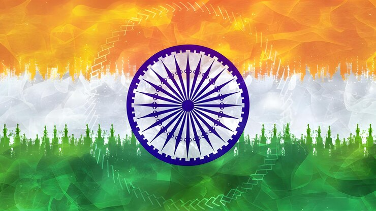 Vector Illustration of Republic Day Celebration of India concept Mnemonic Symbol