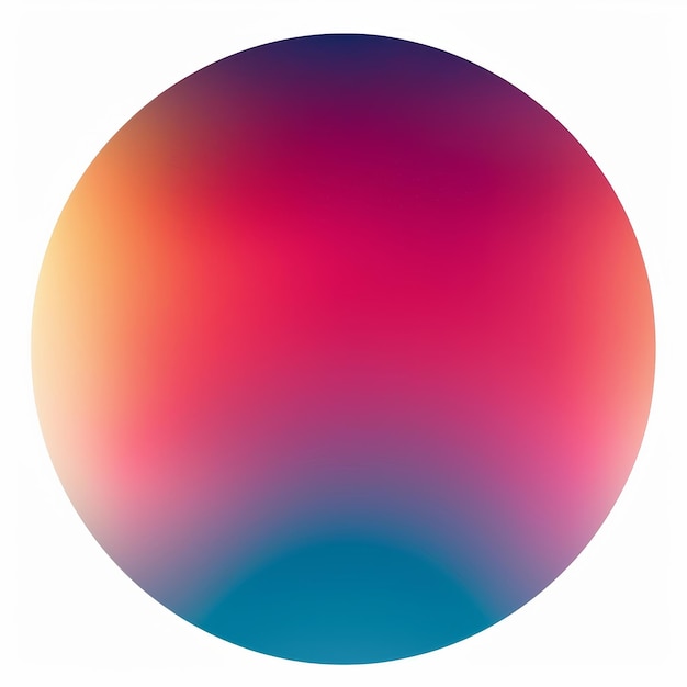 Vibrant Circular Gradient Background for Creative Projects Generative AI