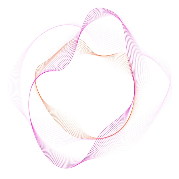 virtual assistant technology png irregular circle shape in pink