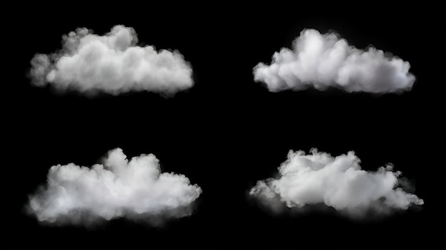white louds set