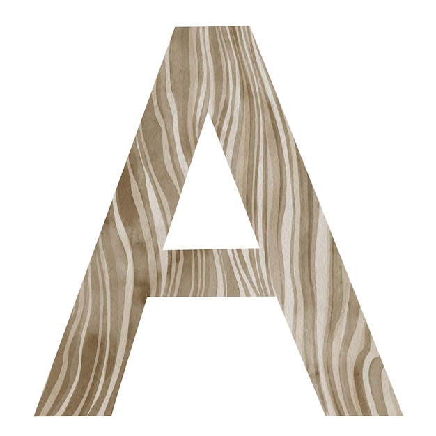 Wooden Letter A
