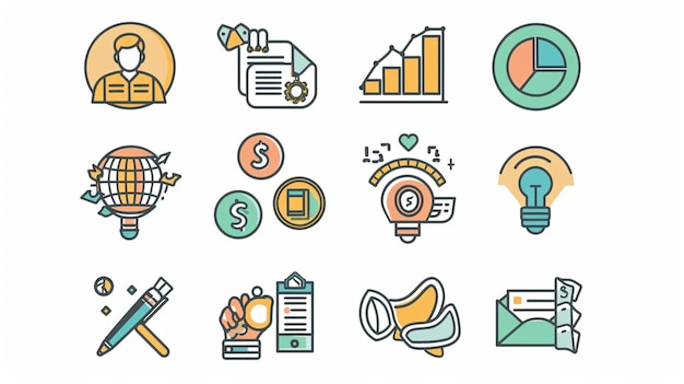 xAA set of Corporate Icons