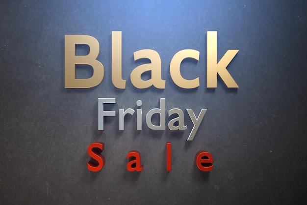Young Woman Shopping Online on Black Friday Background 206