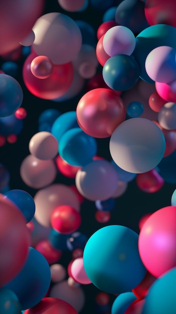 3d ball background