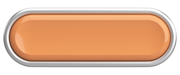 3d button empty button 3d illustration