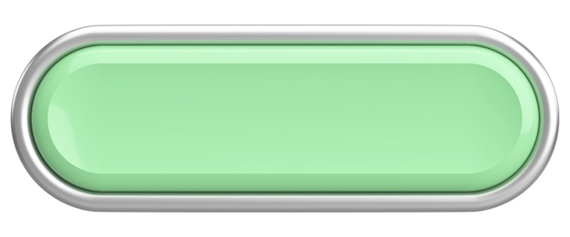 3d button empty button 3d illustration