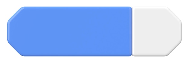 3d button empty button 3d illustration