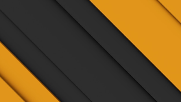 3D render Bright and dynamic blank template