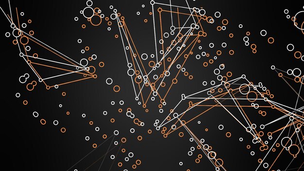 3d Rendering Abstract Elegant orange and grey Background Abstract Pattern Squares Texture
