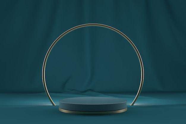 3D rendering of a modern podium
