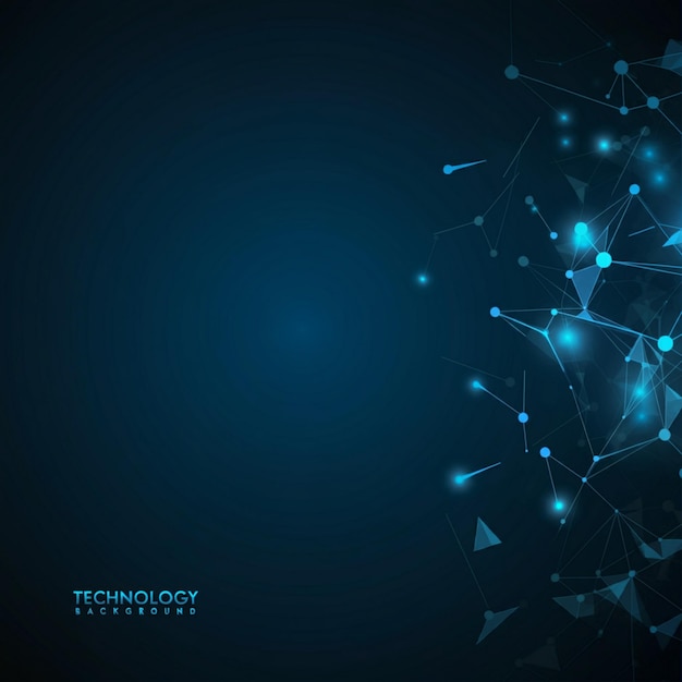 a blue background with a graphic of a graphic that says quot futuristic quot