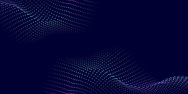 A blue background with a wave pattern.