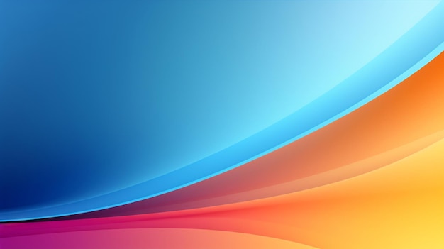 a blue orange and pink image of a blue circle with a blue background