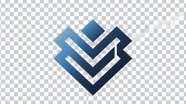 a blue tick on a checkered background with a checkered blue checkered pattern