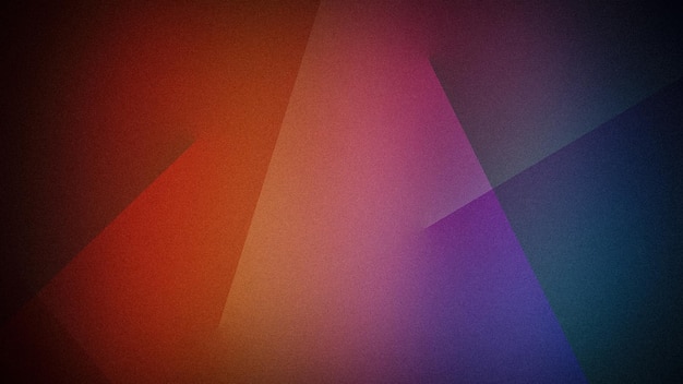 A bold abstract gradient featuring transitions of red orange pink and blue hues with a grainy texture perfect for vibrant backgrounds wallpapers and banners