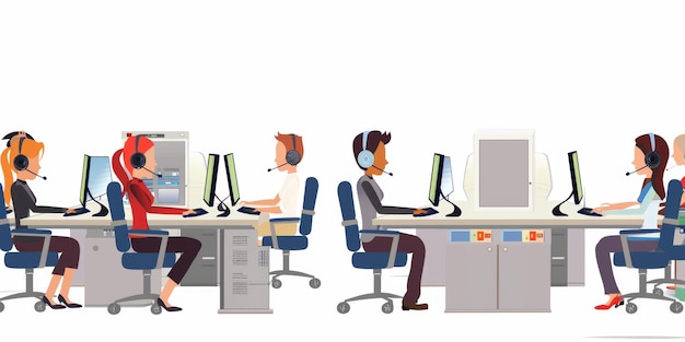 a cartoon of a man working at a computer with the word  on it