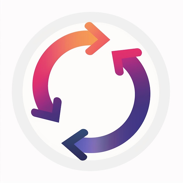 a circle with a colorful circle and a circle with the word quot the quot r quot on it