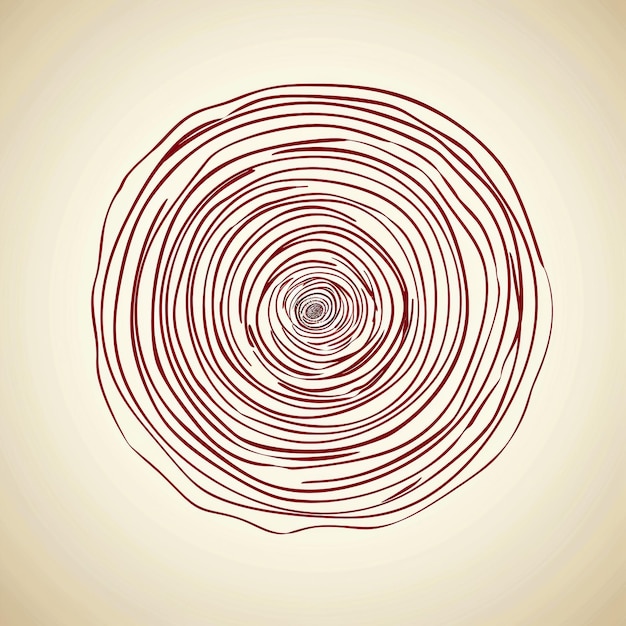 a circle with a red center and a circle in the middle