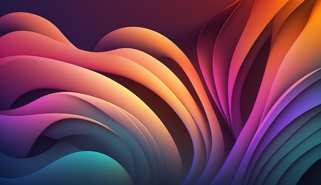 A colorful background with a wavy design.