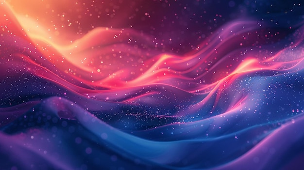 a colorful cyber background with neon lights and
