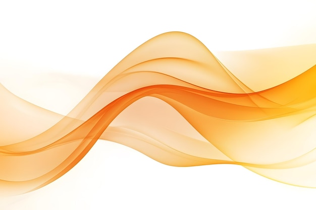 a colorful wave with orange lines on a white background