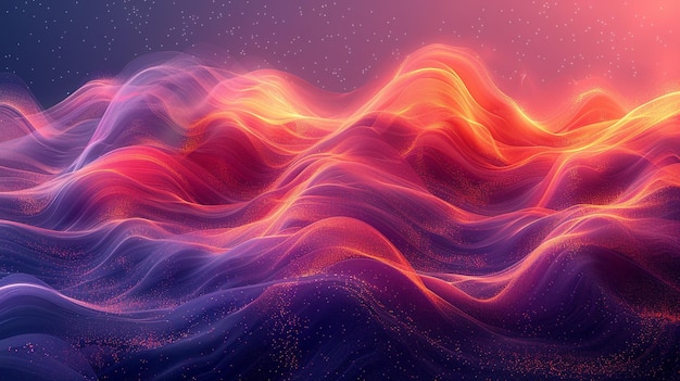 a colorful wave with the words quot the title quot on it
